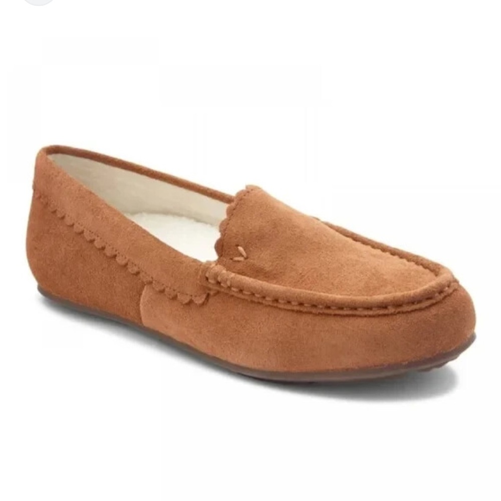VIONIC‎ MCKENZIE MOCCASIN
ORTHOTIC SLIPPER TOFFEE
